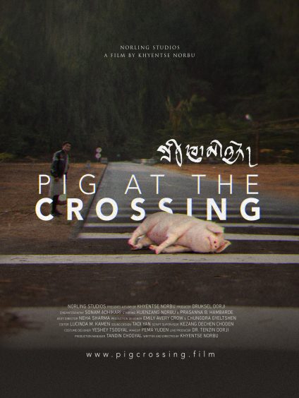 PIG AT THE CROSSING