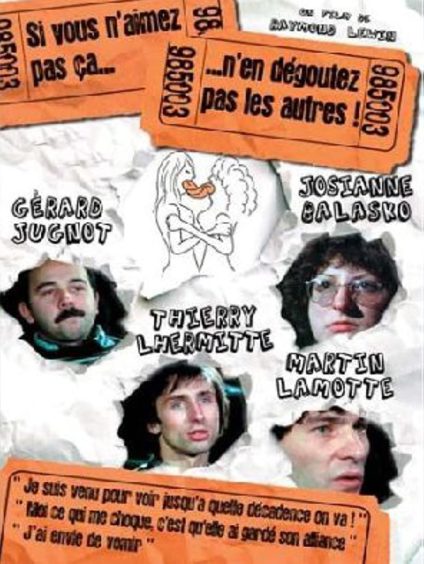 SI VOUS N’AIMEZ PAS N’EN DÉGOUTEZ PAS LES AUTRES
